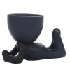 Modern home ceramic figure flower POTS, creative ceramic green plant potted plants, table display Windows, handicrafts and ornaments Item Picture